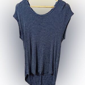Papermoon Stitch Fix Navy Blue Women's Sweater Top Size XL